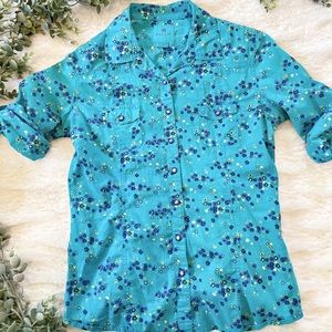 Floral button up
